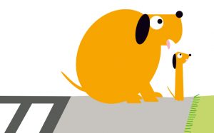 Gros chien Petit chien